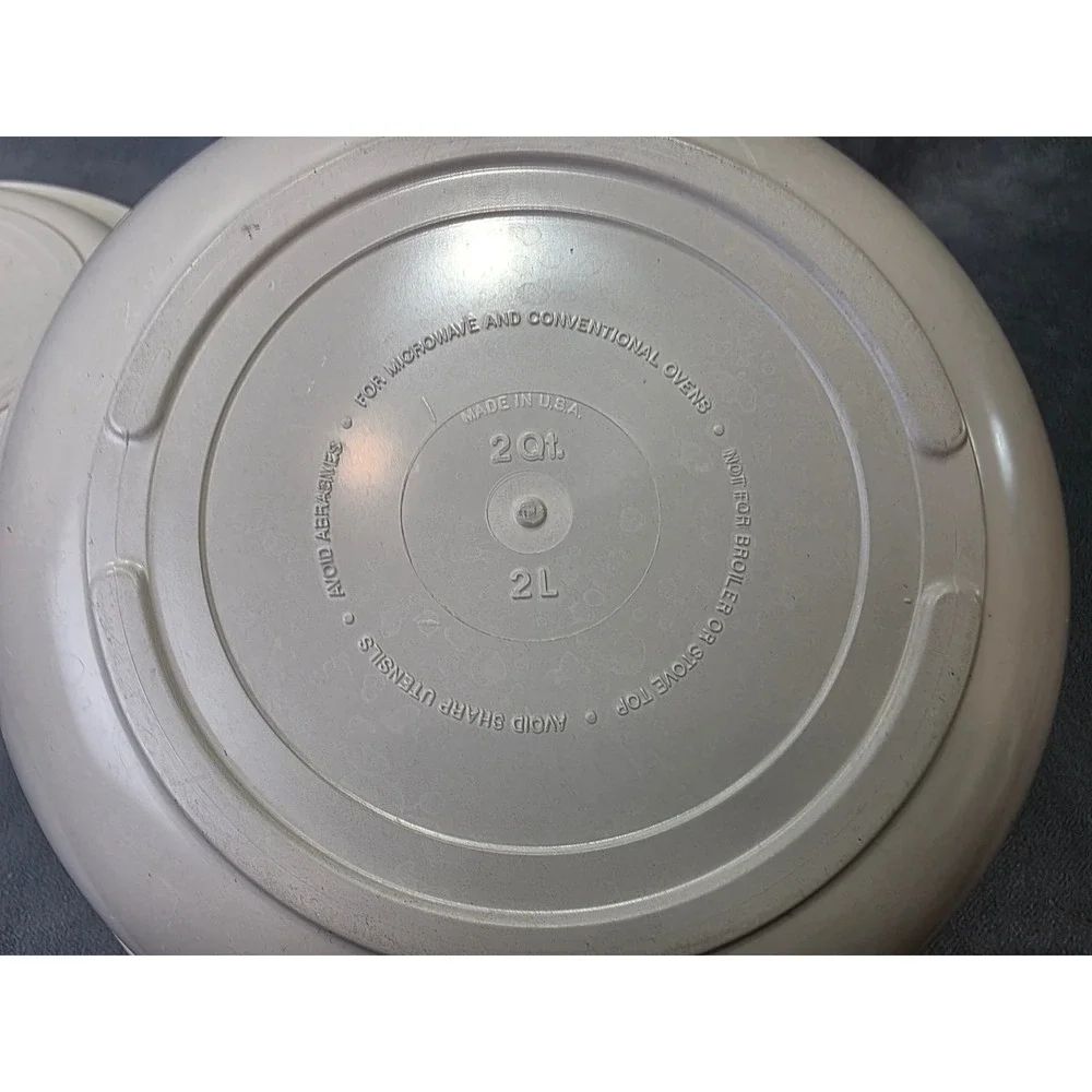 Tupperware Ultra 21 Ovenware Set 2Qt Casserole Steamer Colander 3/4Qt Lid Gray